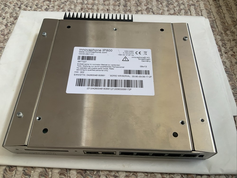 Innovaphone IP800 Gateway/Gatekeeper