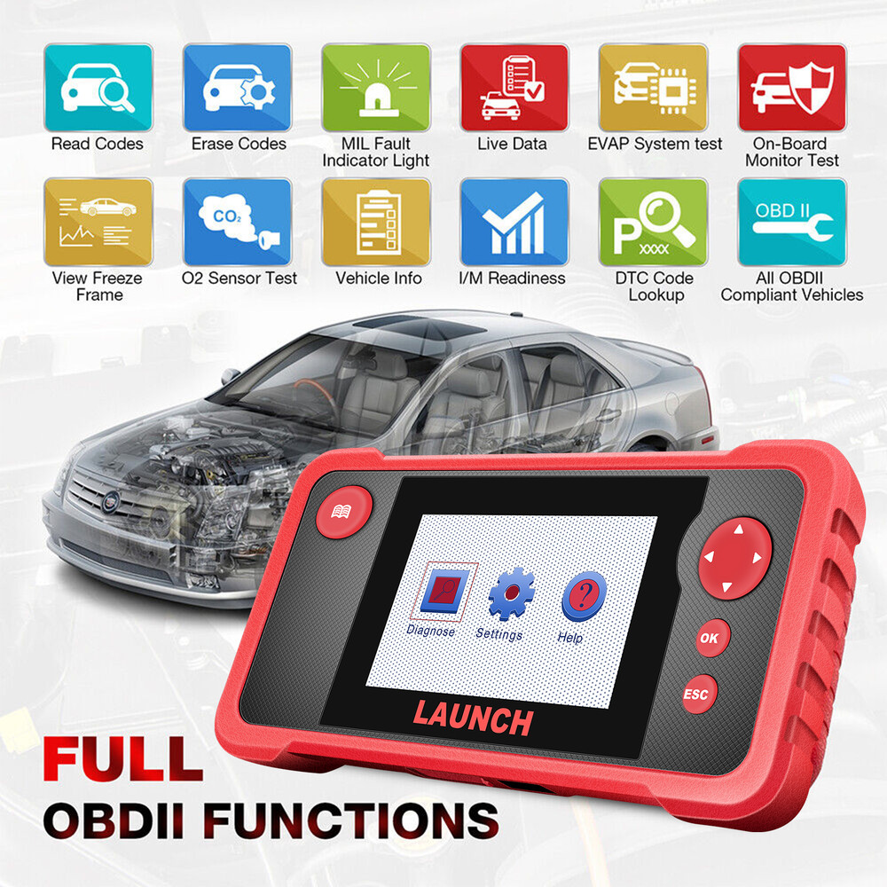 2026 LAUNCH CRP123 OBD2 Scanner ABS SRS Code Reader Engine Car Diagnostic Tool