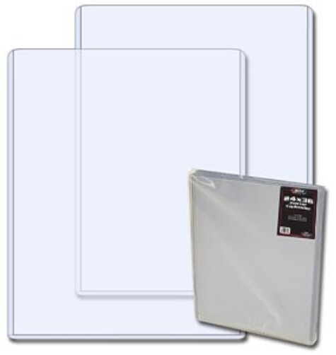 Case / 10 BCW 24 x 36 Poster Topload Holders 24x36 toploads clear plastic sheets