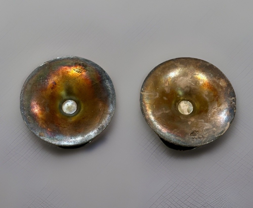 Vintage Benedict Proctor Silver Plated Candlesticks BP 2465 Candle Holders 1940s