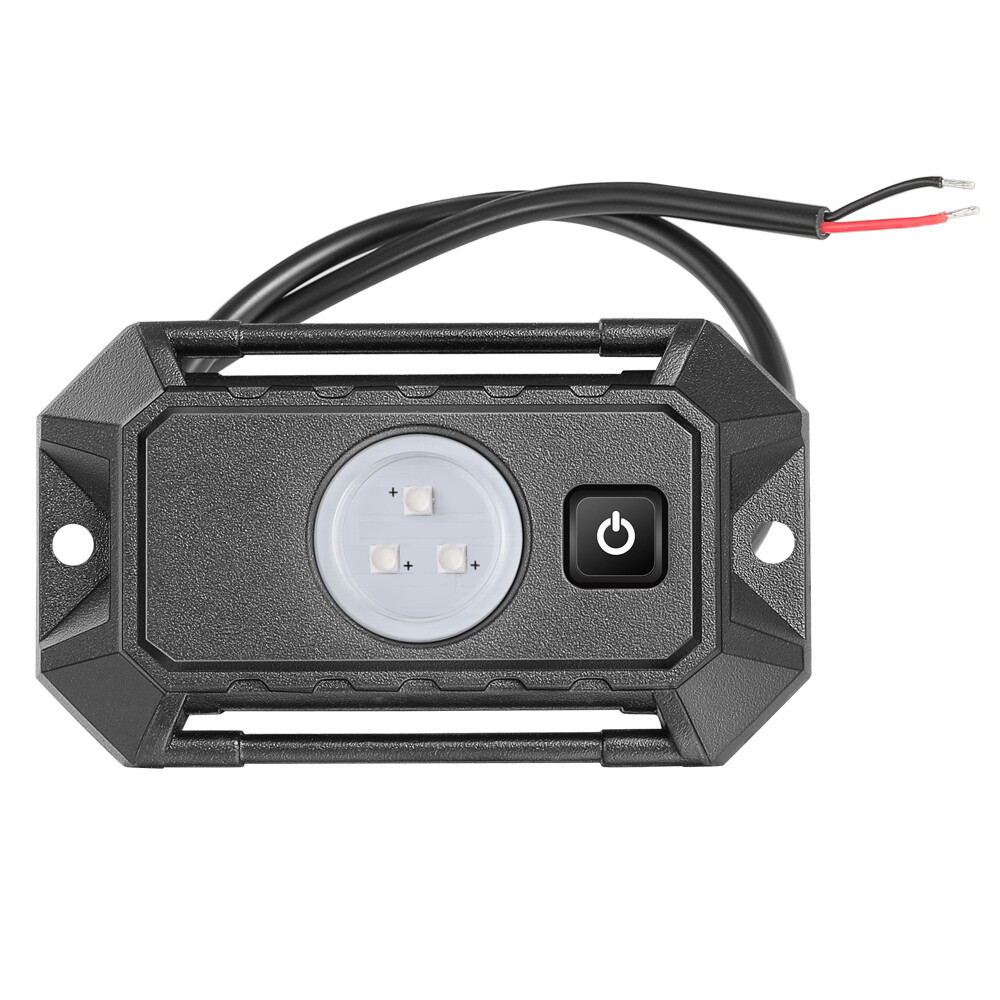 2x UTV LED Dome Light 12V with Switch, Universal Roll Bar Mount LED Lights Green