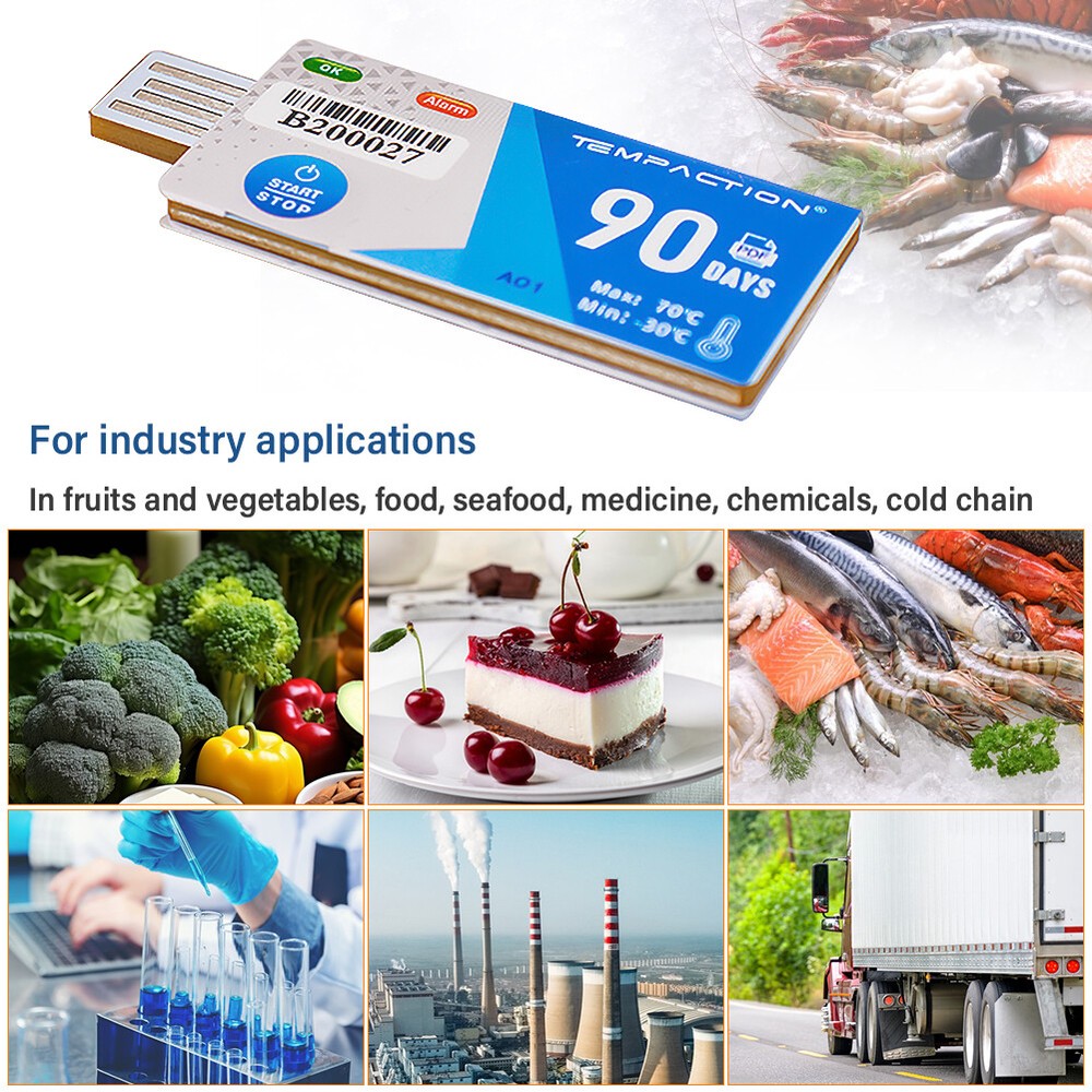 USB Recorder PDF Report Disposable Data Logger 90 V5K7