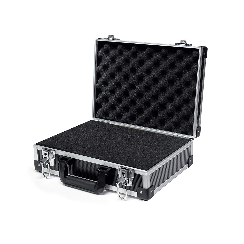 19in Aluminum Case with Customizable Pluck Foam Interior for Instruments Camera