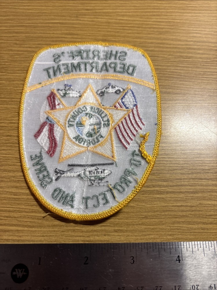 St. Lucia County Sheriff Police Patch