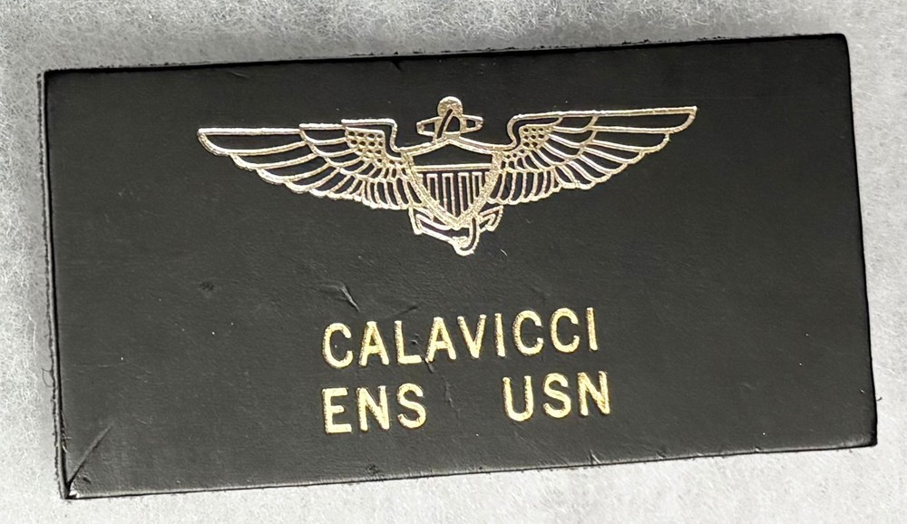 USN  Calavicci Ensign Flight Jacket Name Tag