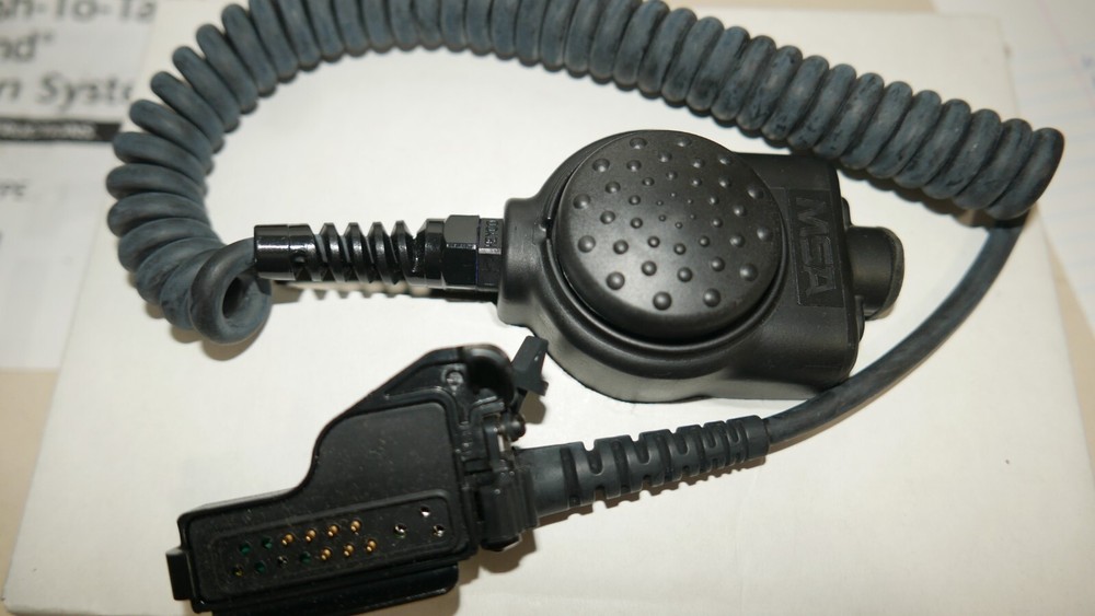 New MSA 10045662 Basic PTT Clear Command Communication System Push -to -Talk