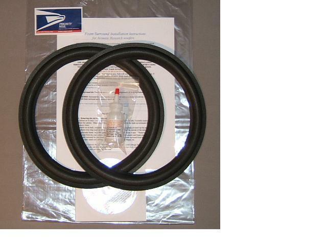 Acoustic Research AR3a, AR10, AR11, AR91, TSW910 Foam Speaker Surround Kit