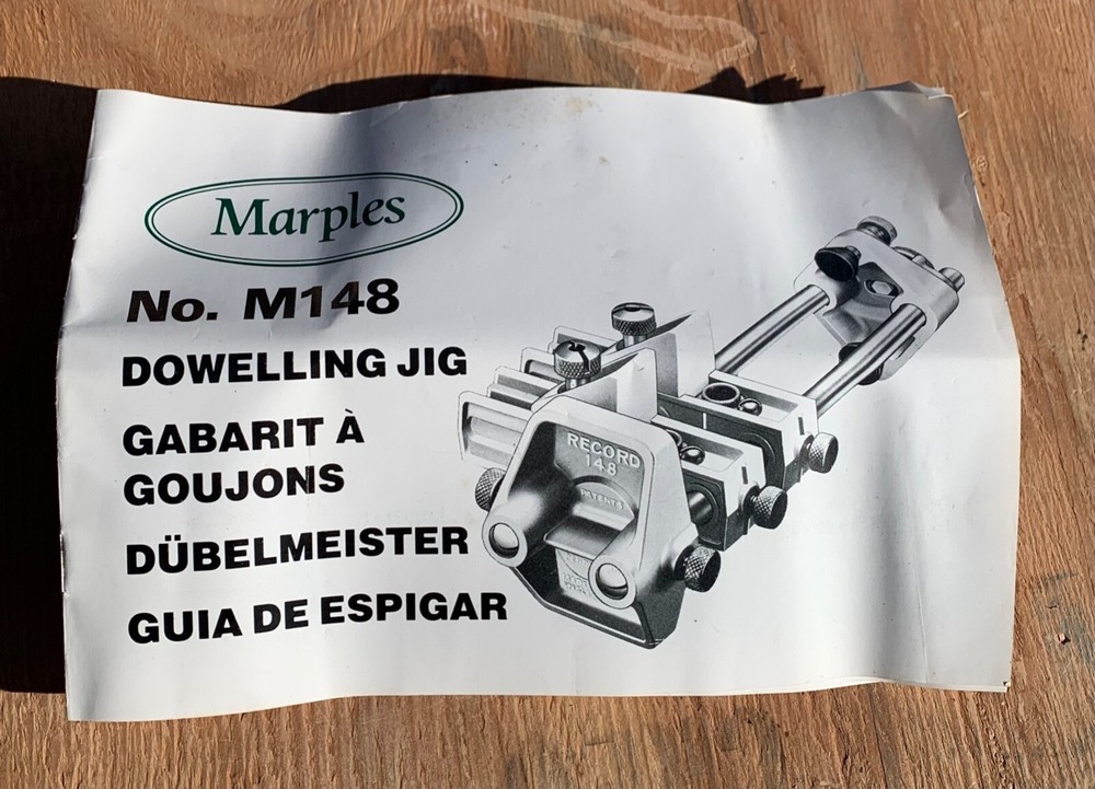 Marples Dowelling Jig M-148 Complete in Excellent Condition (5030)
