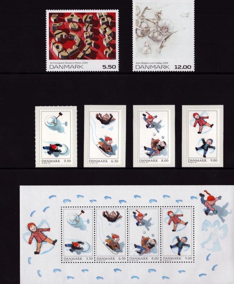 DENMARK YEARPACK 2009 MNH. Catalog value €96.-/$112.-