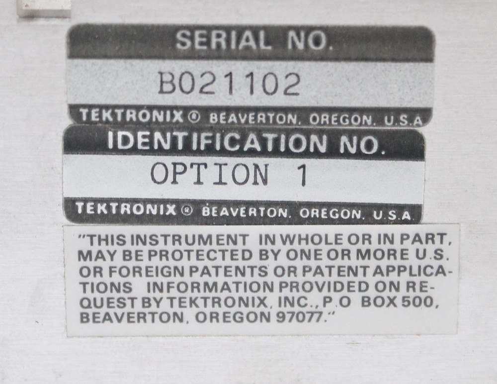 Tektronix AA 501 Distortion Analyzer Plug in
