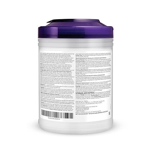 Sani-Cloth Wipe, 160 Count Canister, Disposable