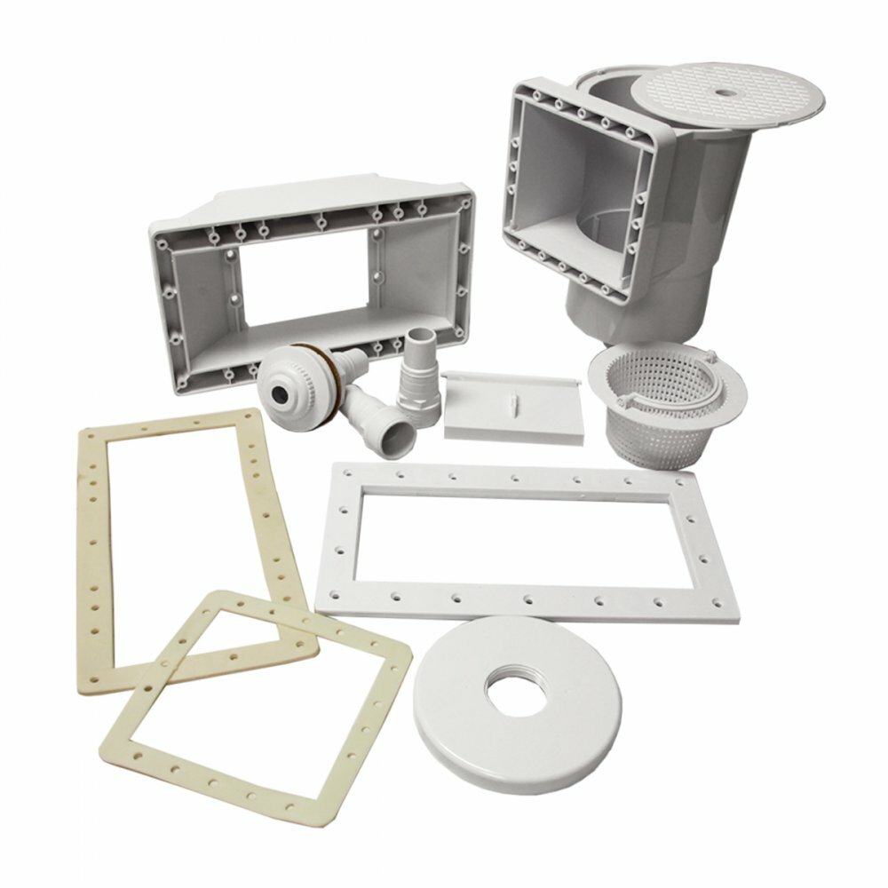 Rx Clear WideMouth Thru-Wall Skimmer for Above Ground Swimming Pools