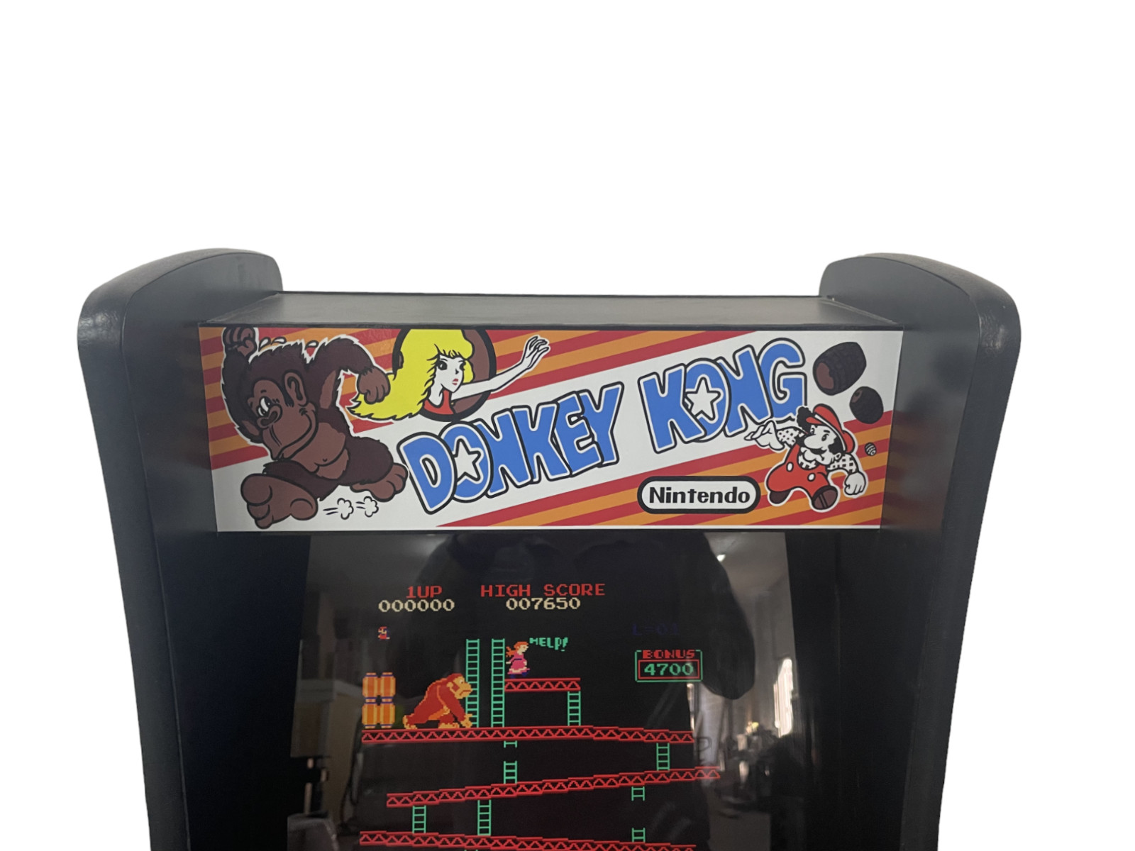 Donkey Kong Countertop Arcade Machine Upgraded with 60 Games
