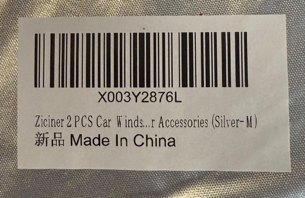 Car Windshield Sun Shade, UV Rays Blocker, Foldable, Protector, 28"×31", 2 Pcs