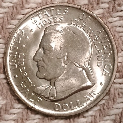 1936 Cleveland Commemorative Silver Half Dollar BU