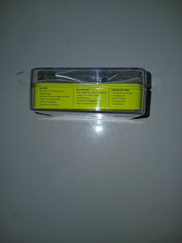 Goolbuds True Wireless Earbuds with a charging case