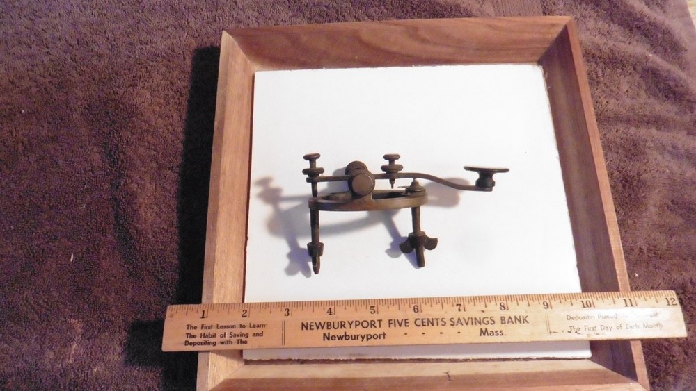 Western union telegraph Key - Morse Straight Key- JH Bunnell & Co