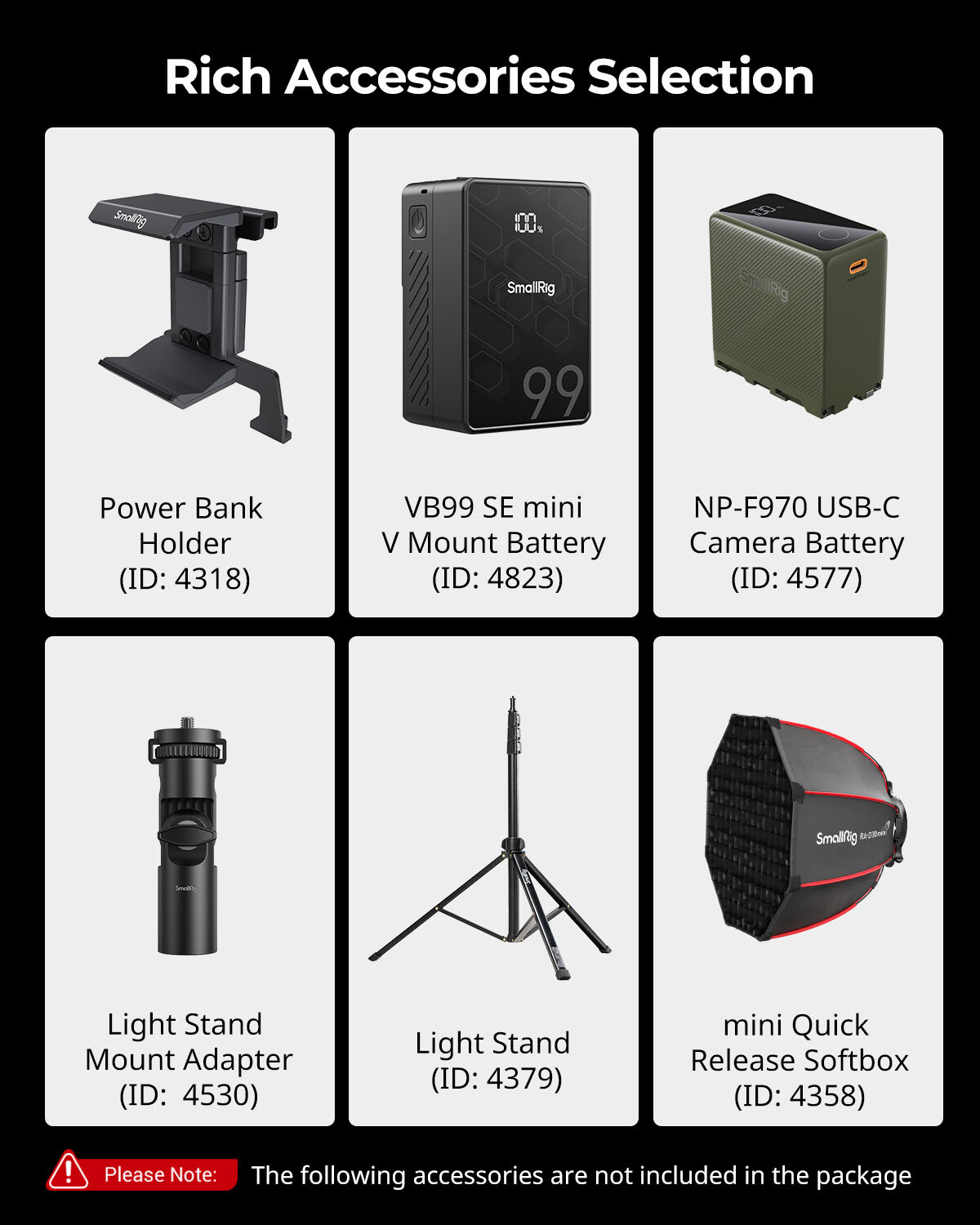 SmallRig RC 100B COB Video Light with Handle, Bi-Colour Video Light 2700K-6500K