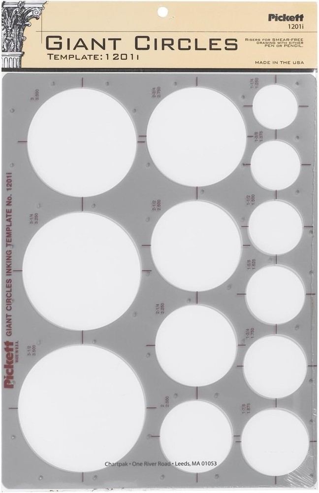 Pickett Template 1201-I Giant Circles