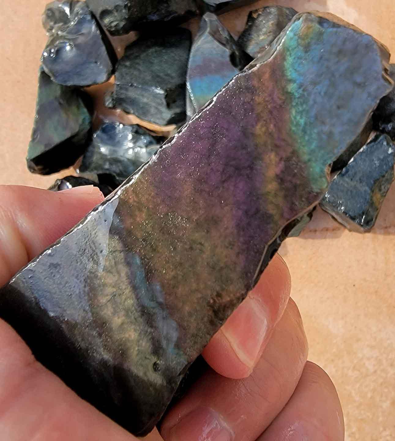Random Pull RARE Mexican Velvet Obsidian Rough! Old Stock!