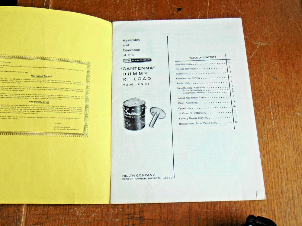 Heathkit HN-31 manual