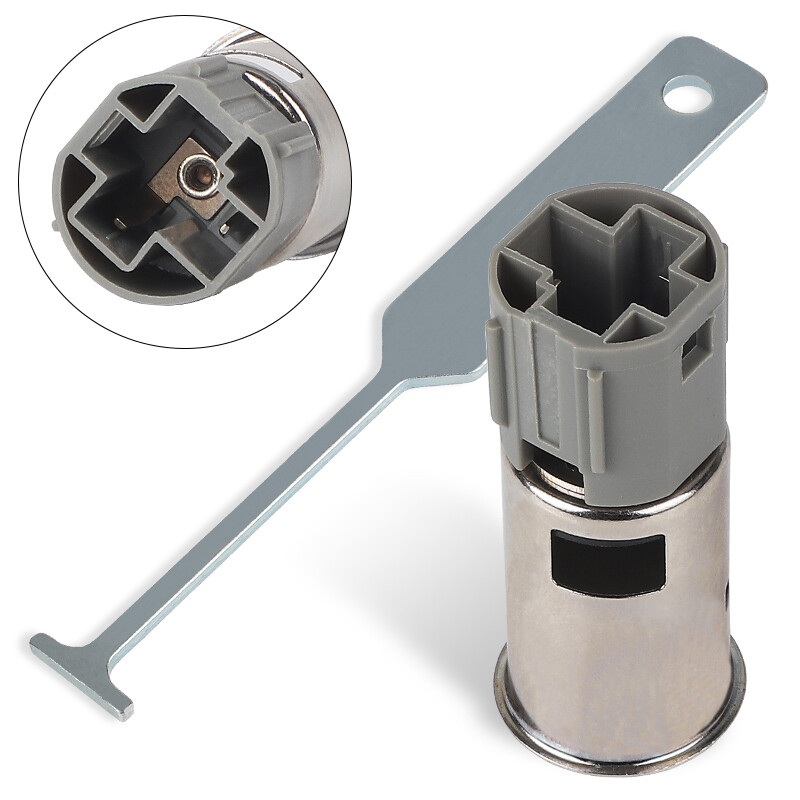 12V Car Cigarette Lighter Socket & Removal Tool for Dodge Jeep Chrysler