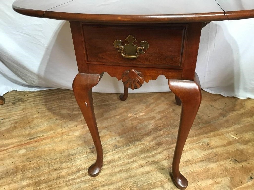 Cherry Queen Anne Drop Leaf Table