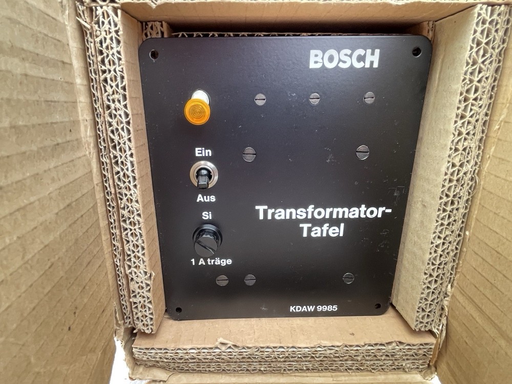 Bosch "Transformator-Tafel" (Transformer Panel) Model KDAW 9985