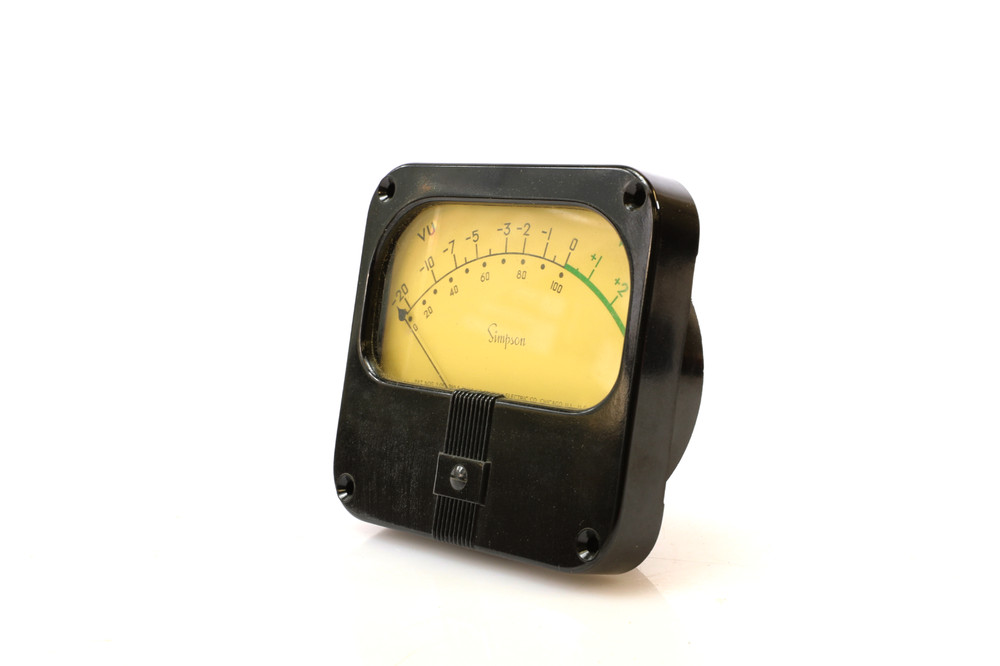 (Private Order) Early Compressor Limiter VU Meter -Seen in Early Collins & RCA