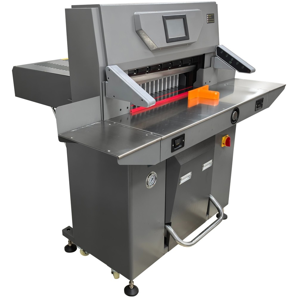 220V Program Control Electric Hydraulic Paper Cutter Touch Screen Display