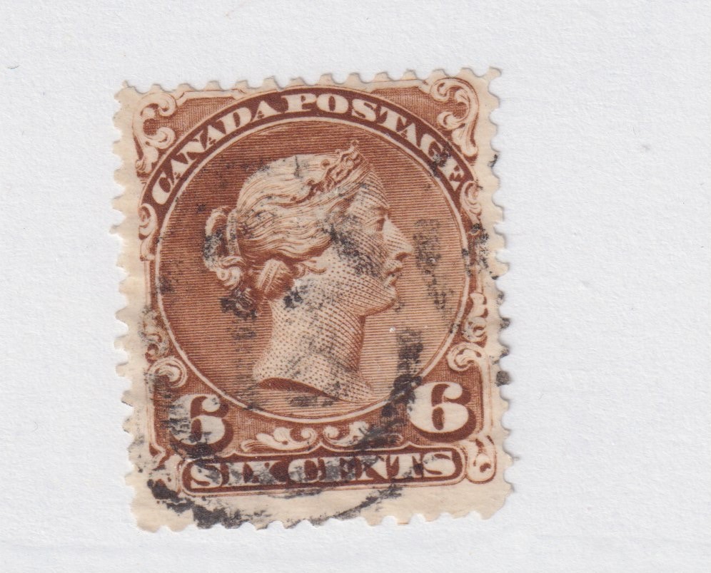 CANADA #T-45-D  precancel on #40   USED