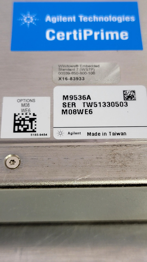 Keysight M9502 AXIe Chassis With (2) Modules: (1) M9536A Controller, (1) U4154A