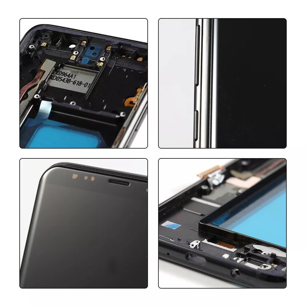 For Samsung Galaxy S8+ Plus G955 LCD Touch Screen Digitizer Replacement Frame