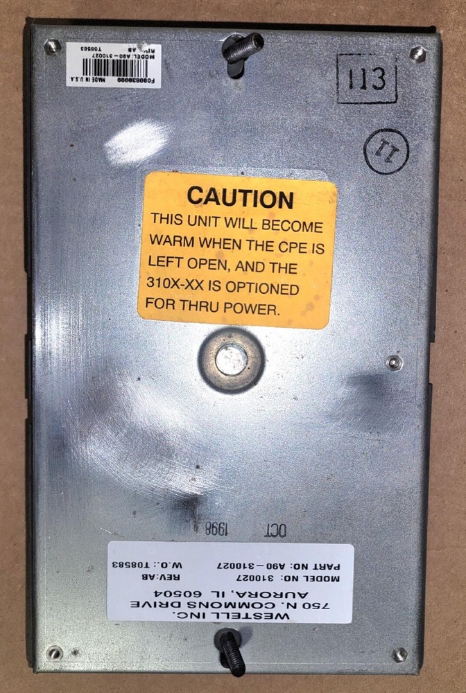 WESTELL 310027 T1 FACILITY LOOPBACK UNIT A90-310027