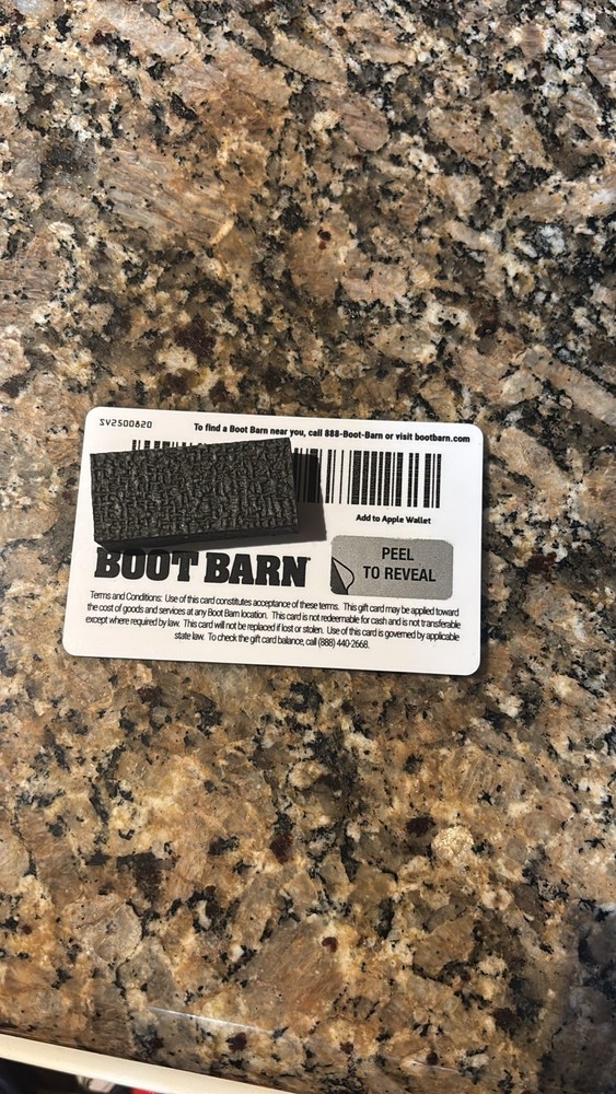 Boot Barn Gift Card $100