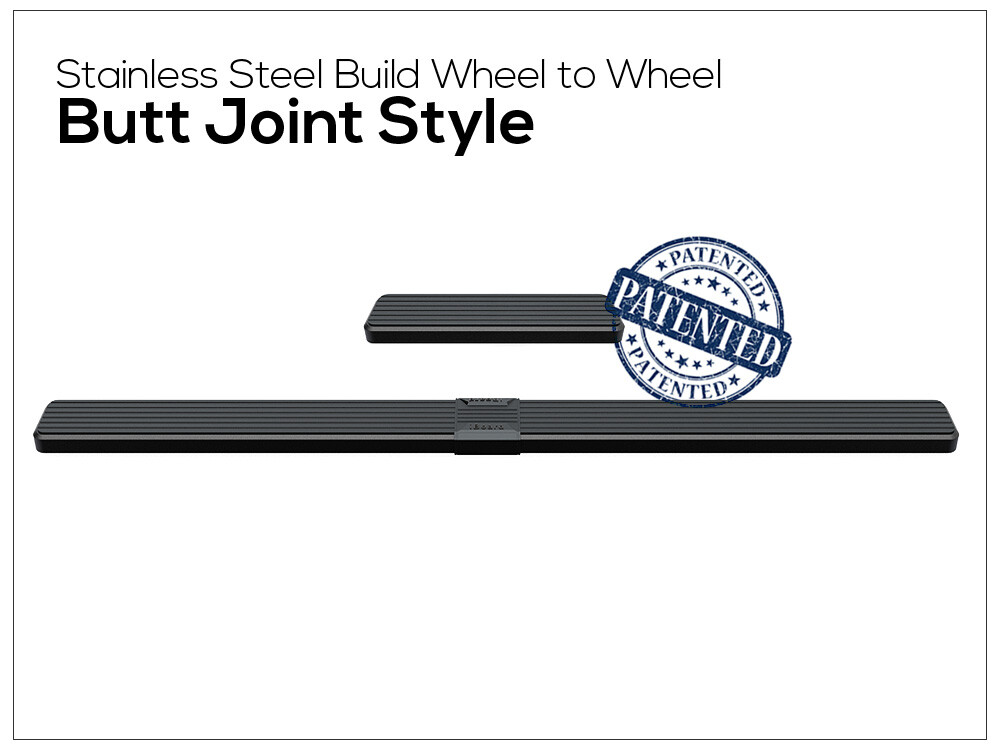 iBoard Stainless Steel 6in Running Boards Fit 15-23 Ford Transit Full Size Van