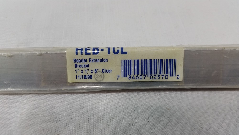 Securitron HEB-1CL Header Extension Angle Bracket to widen header NOS ASSA ABLOY