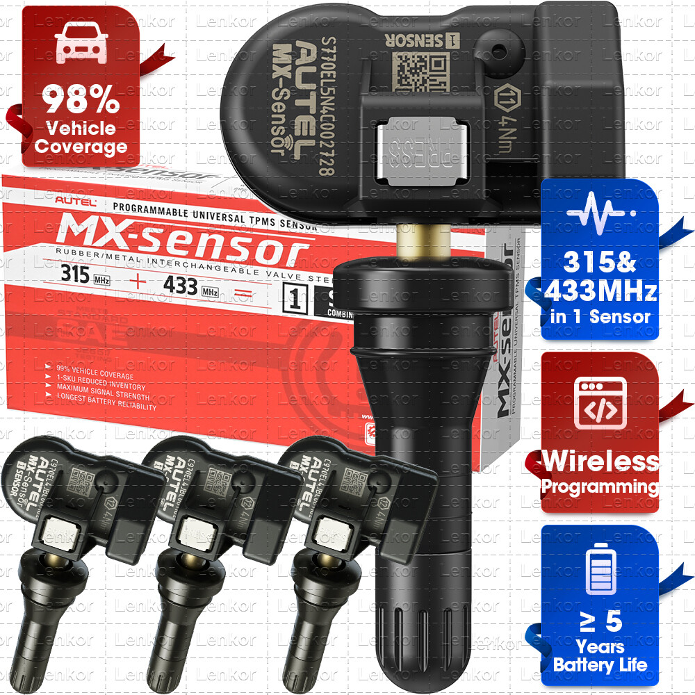 Autel MX-Sensor 2 in 1 Programmable TPMS Sensor for Universal Tire Pressure Tool