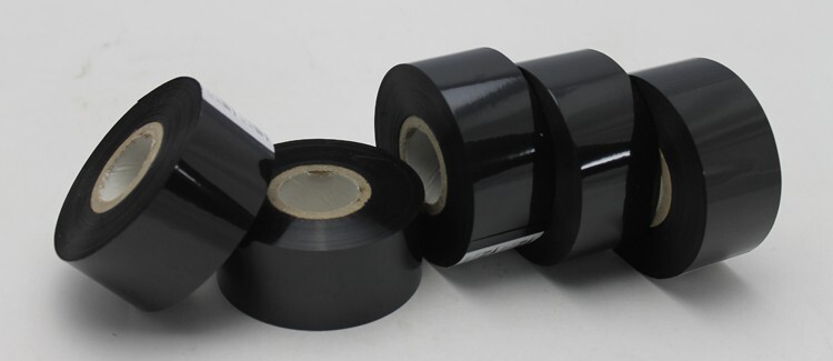 5 Rolls Hot Stamp Printer Black Ribbon For Hot Stamp Coding Printer Tape
