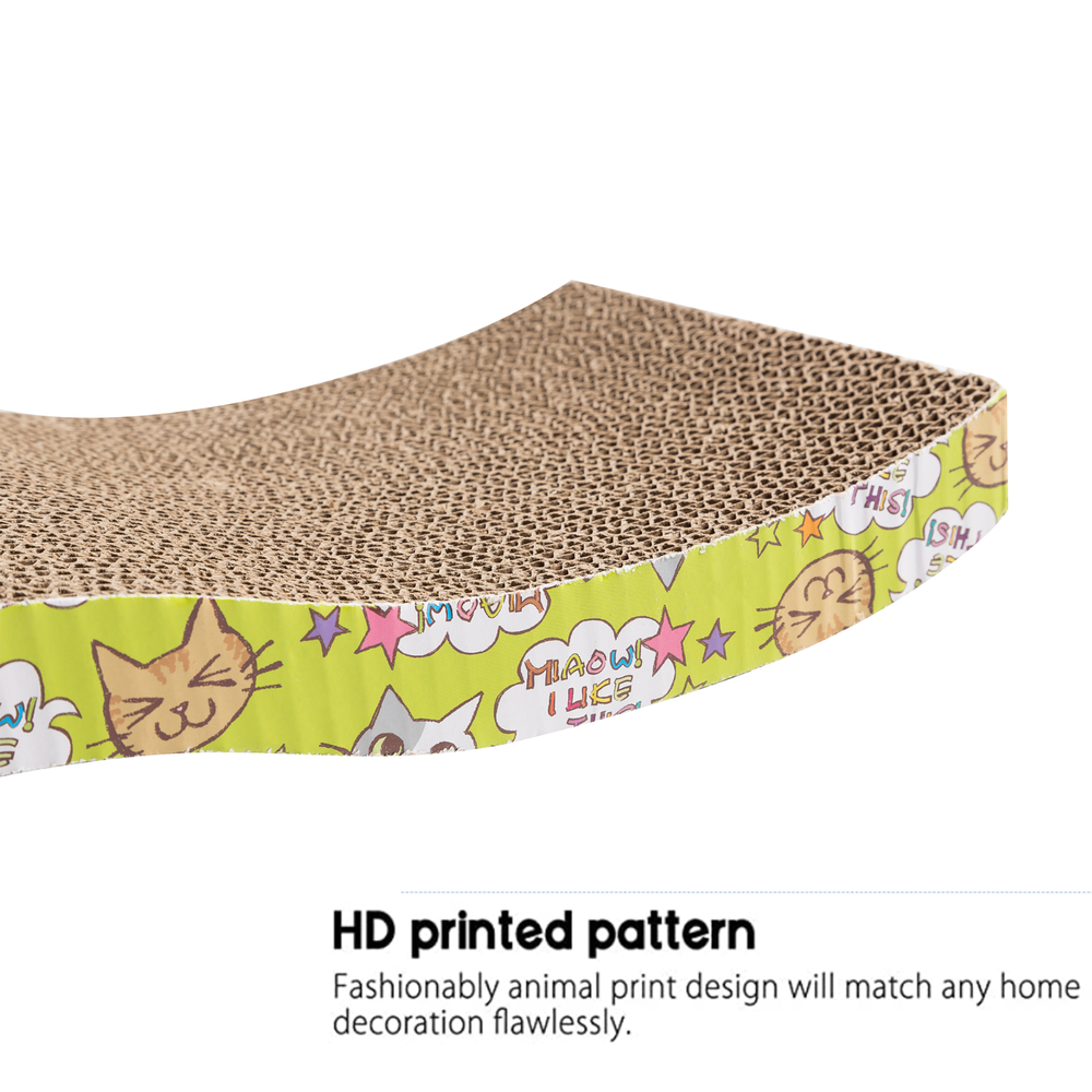 Cat Scratcher Pad - Cat Cardboard Scratch Durable Scratching Pad Reversible