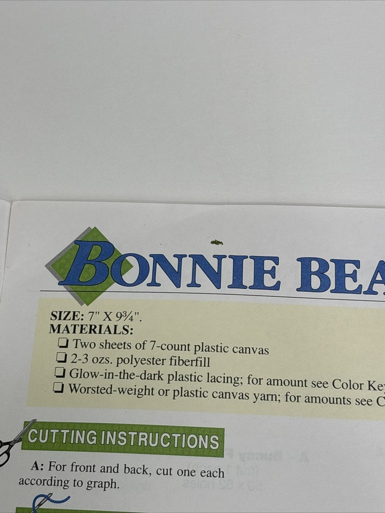 Needlecraft Shop Glow Buddies 7 Designs Plastic Canvas Pattern