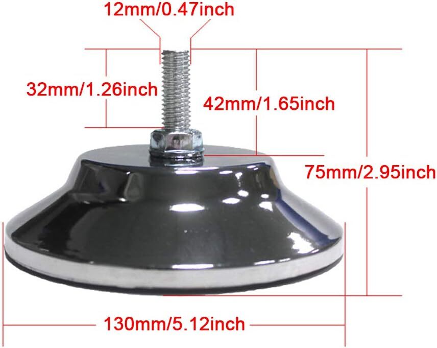 Billiard Table Feet,4 PCS Billiard/Pool Table Leg Levelers, Adjustable