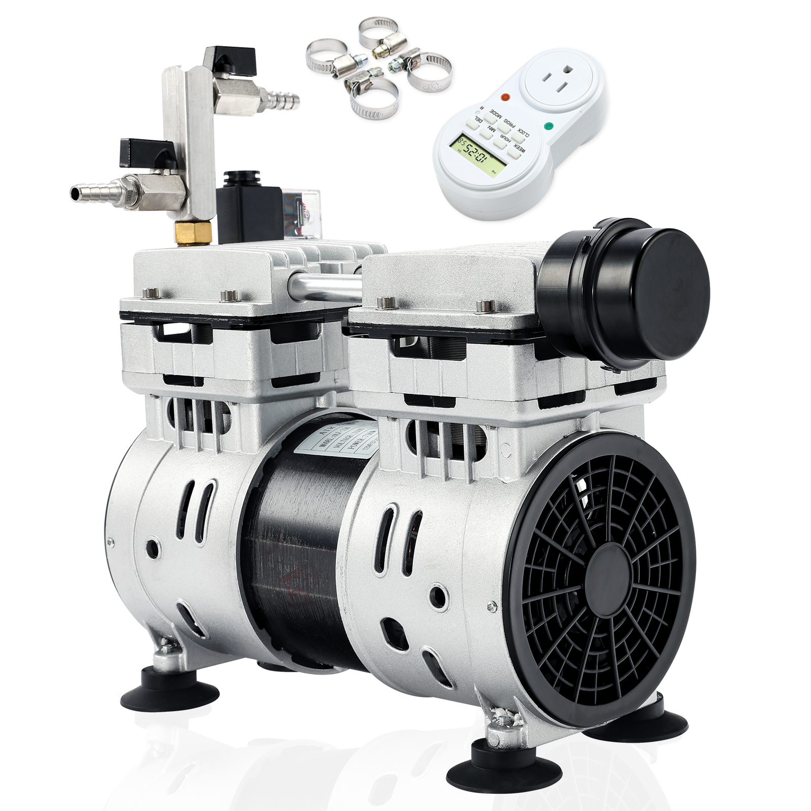 TCFUNDY 750W 5.35CFM Pond Aerator Pond Lake Pool Air Pump Aerator Diffuser Kit