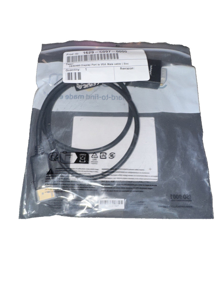 StarTech.com 3ft (1m) DisplayPort to VGA Cable - Active DisplayPort to VGA