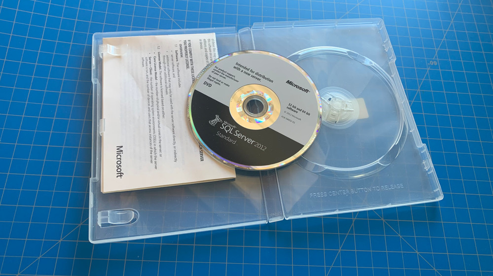 SQL Server 2012 Standard 16 Core DVD COA Genuine Holographic Authentic Retail