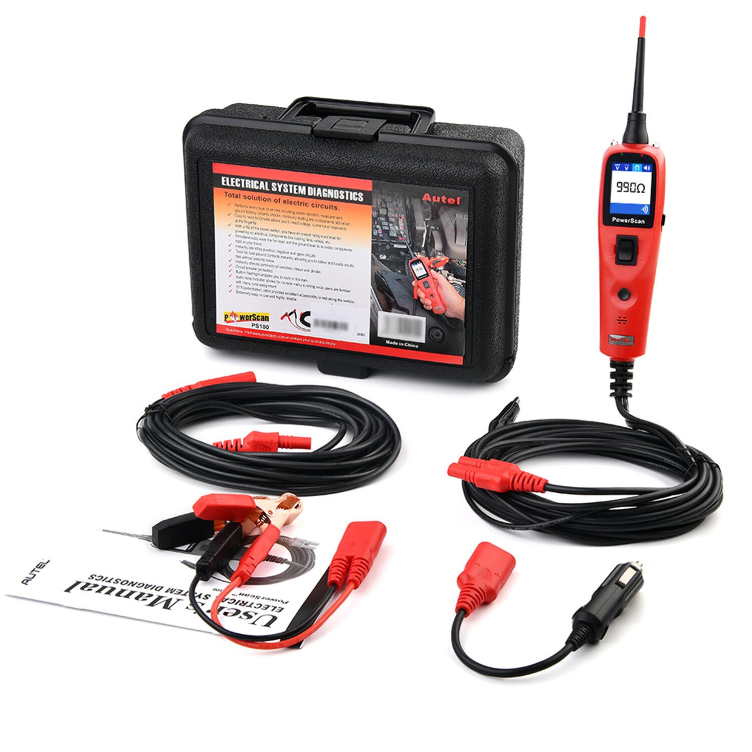 2026New Autel PS100 Circuit Tester Electrical Diagnostic Power Probe 12V/24V