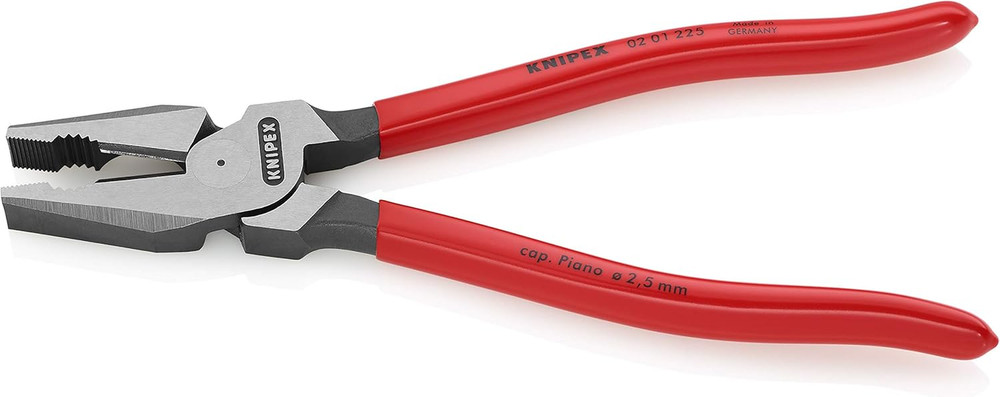 KNIPEX Tools - High Leverage Combination Pliers (0201225SBA), Black