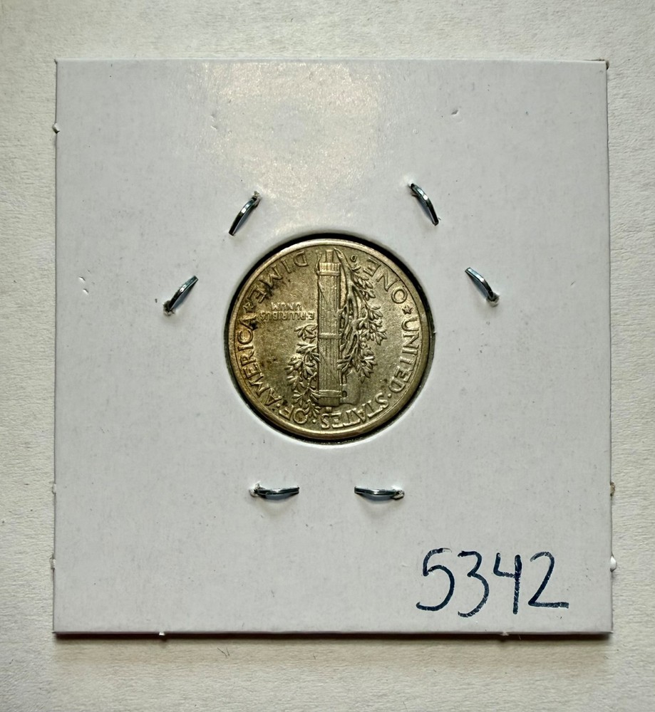 1944-D Mercury Dime 10c SILVER - Extra Fine (EF)