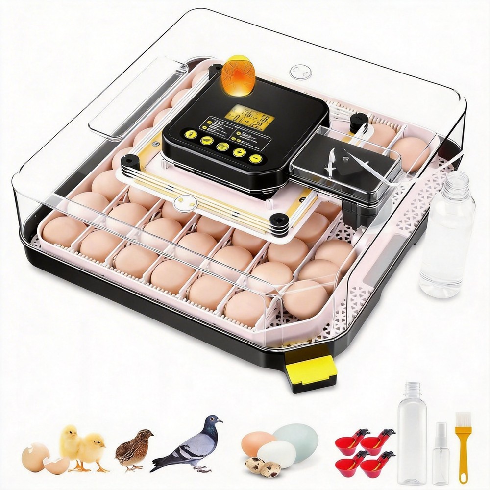 Digital Incubator with Automatic Egg Turning Egg Hatching Temp &Humidity Control
