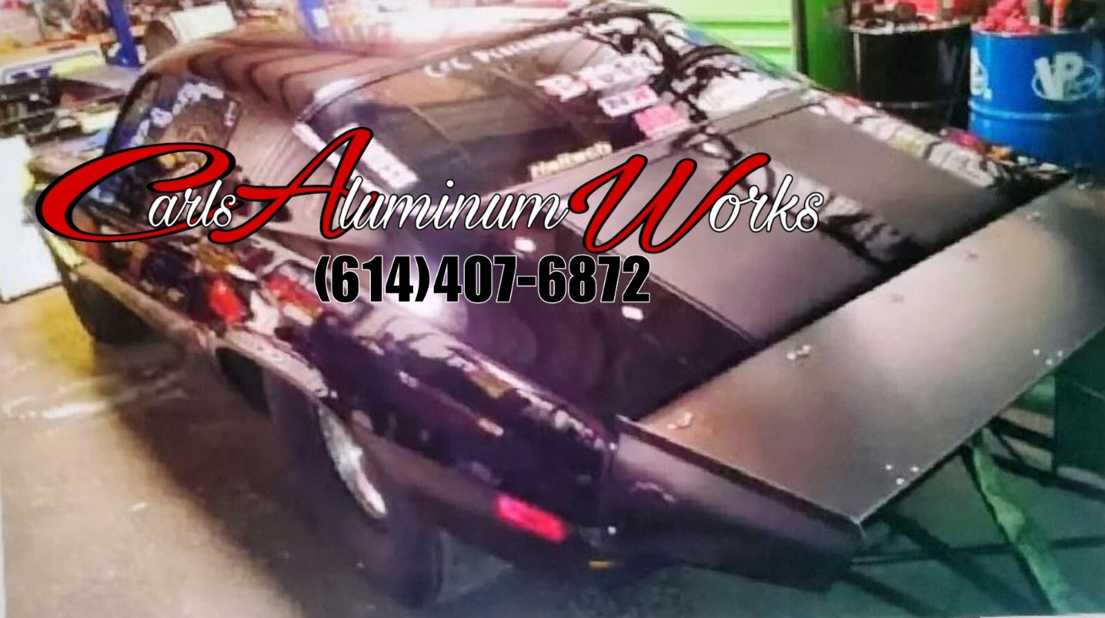 PRO STREET Chevy Camaro 70/73 Wing Black, Polished, Brushed Anodized